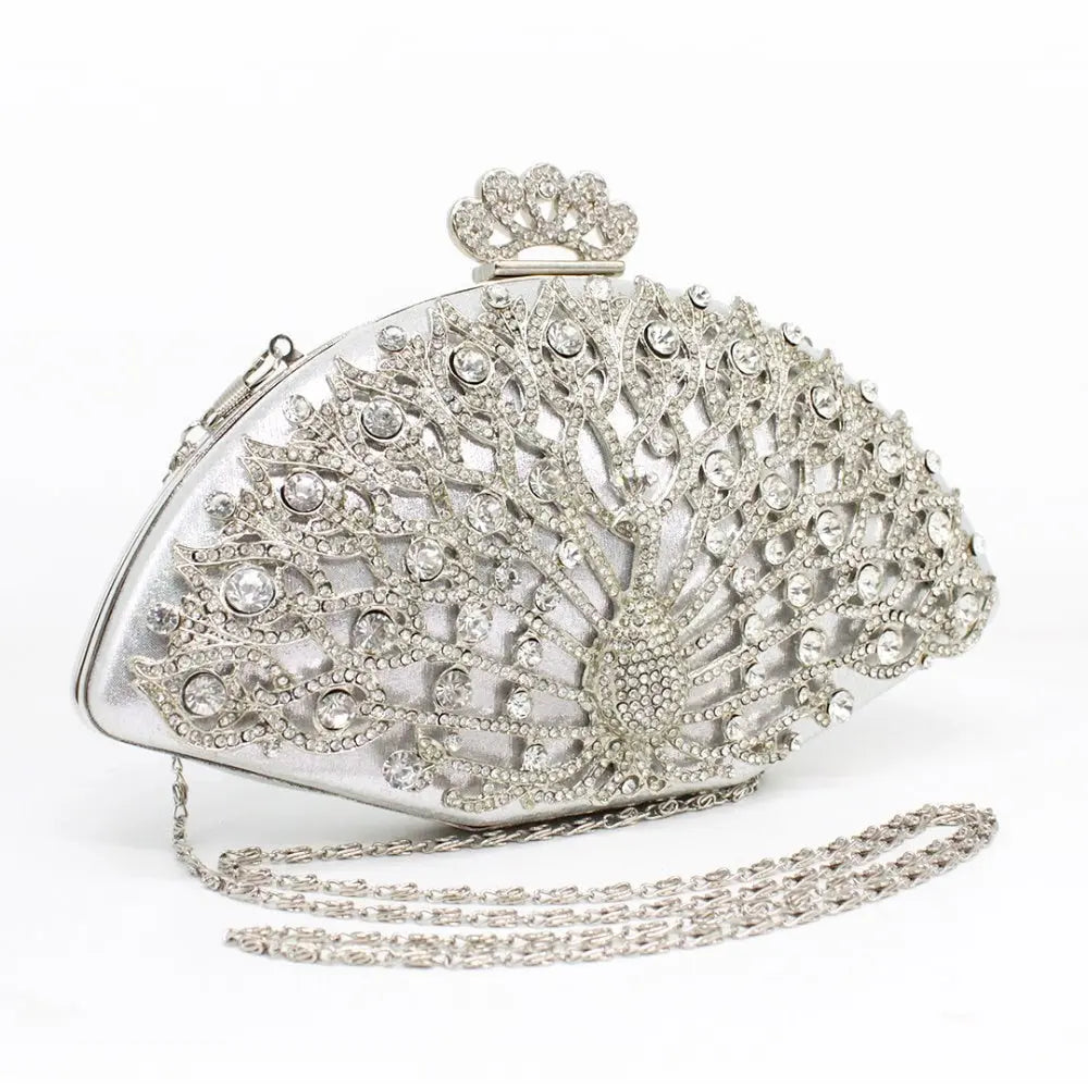 Bella Crystal Women Clutch Coco & Dee