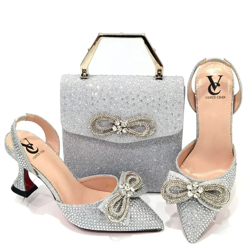 Bowtie Shoe and Bag Set