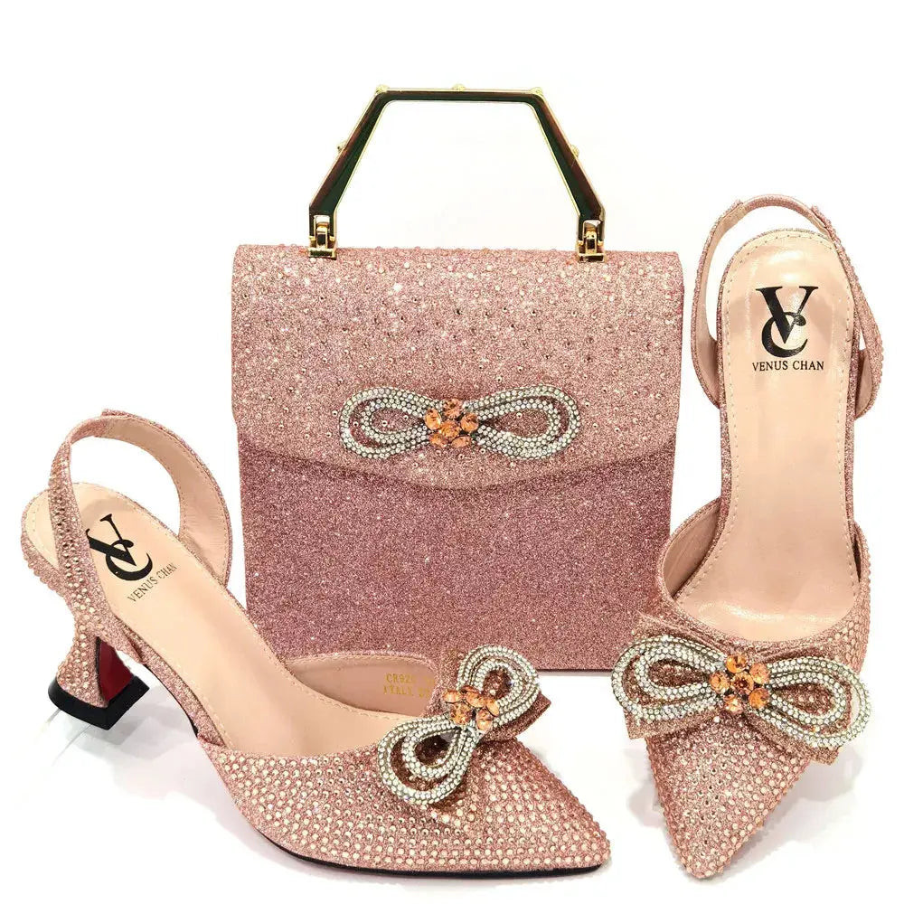 Bowtie Shoe and Bag Set