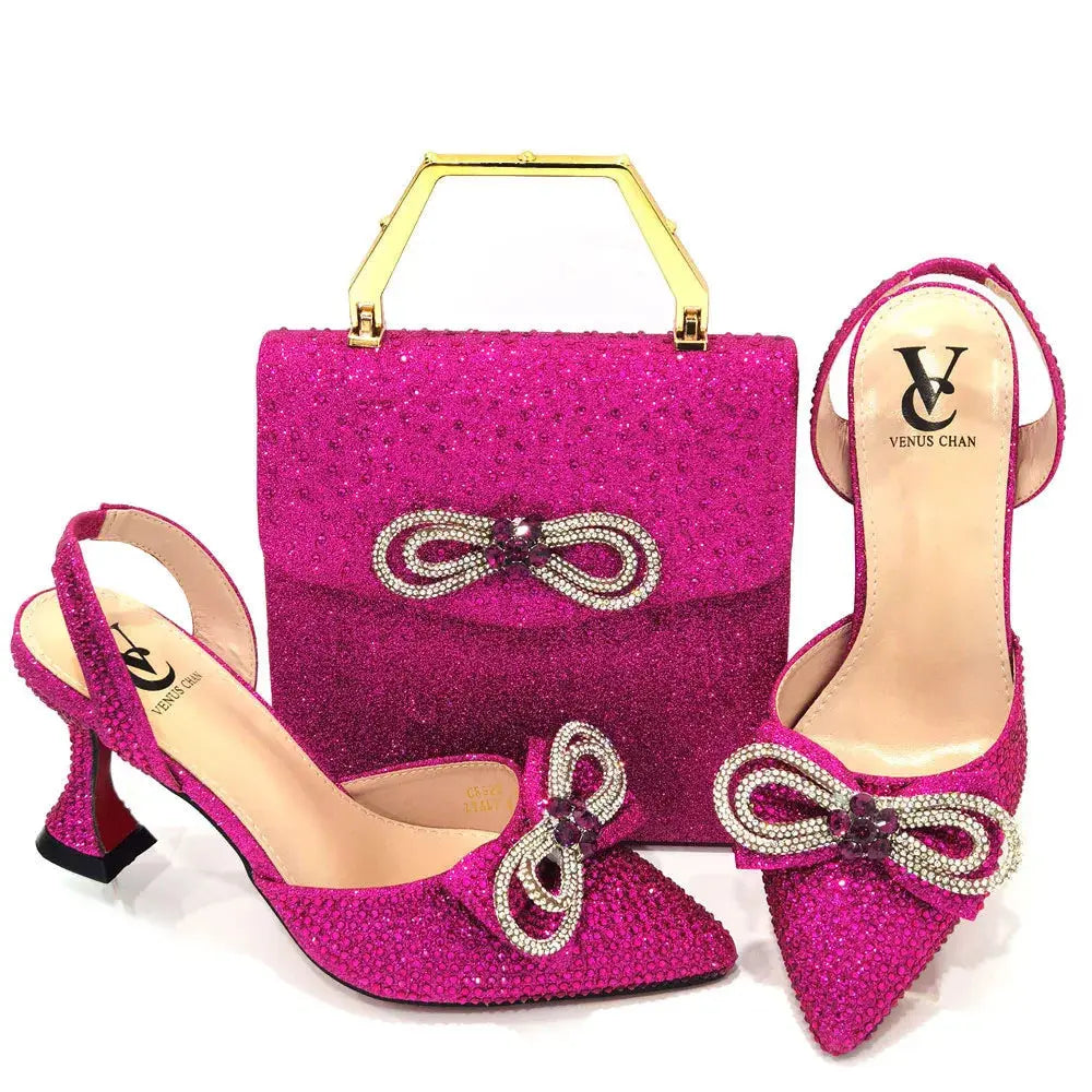 Bowtie Shoe and Bag Set