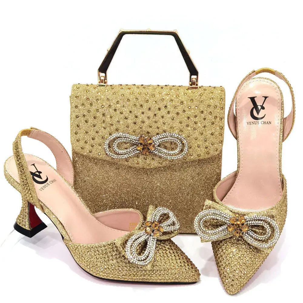 Bowtie Shoe and Bag Set