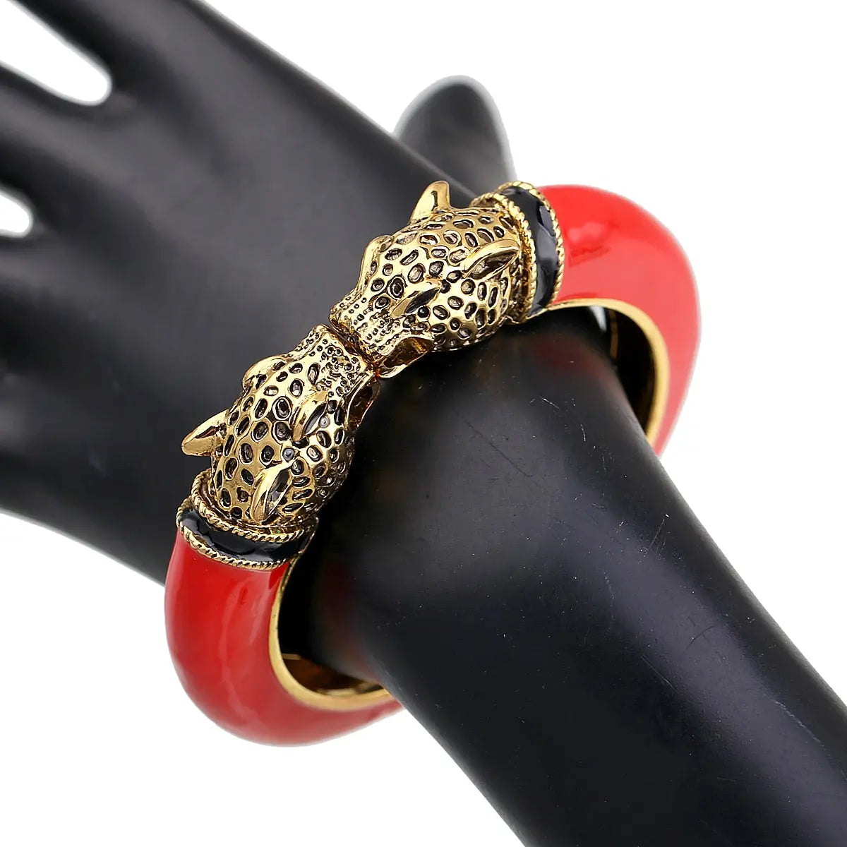 Double Leopard Bangle