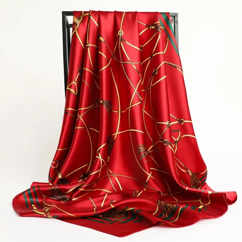 Floral Print Silk Scarf Coco & Dee