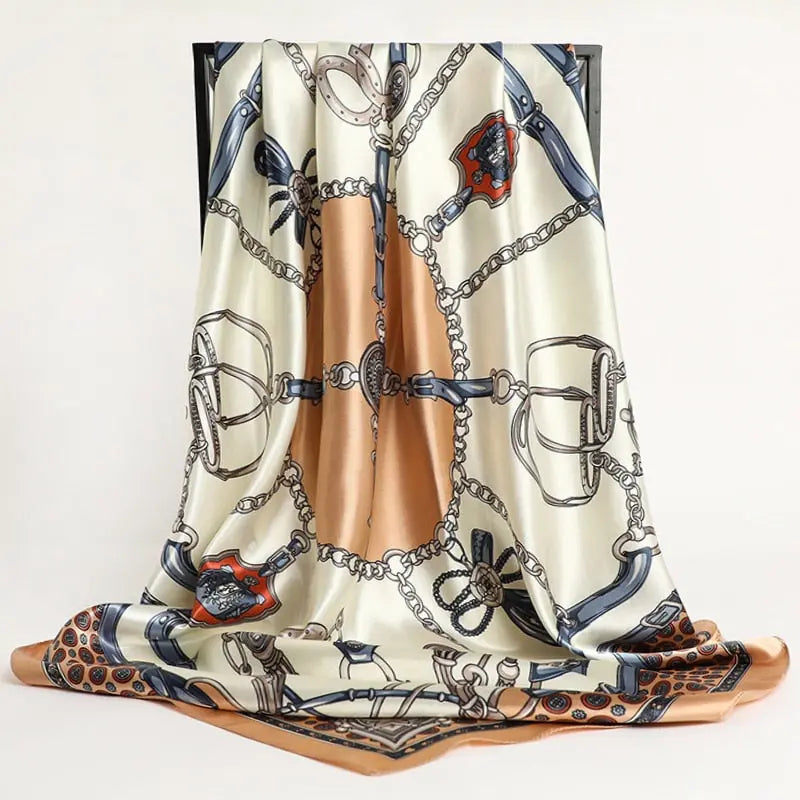 Floral Print Silk Scarf Coco & Dee