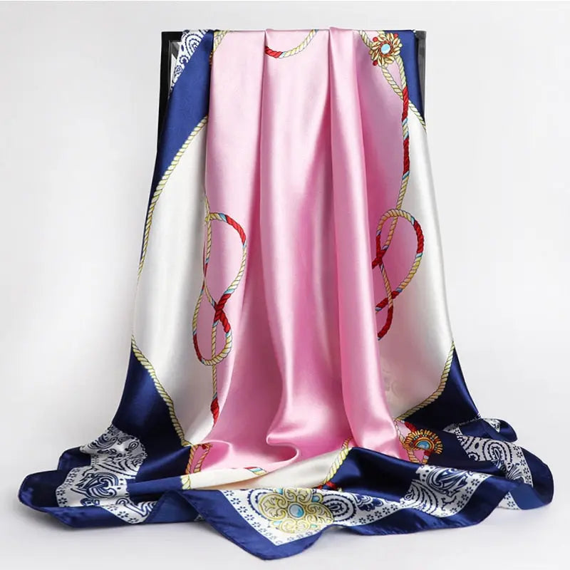 Floral Print Silk Scarf Coco & Dee