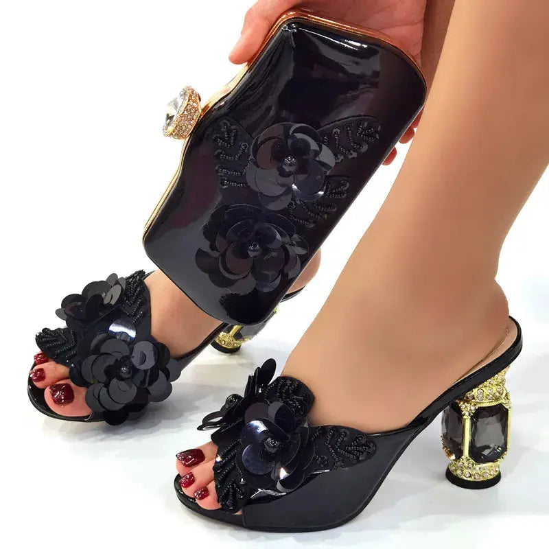 Flower Bag & Shoe Set