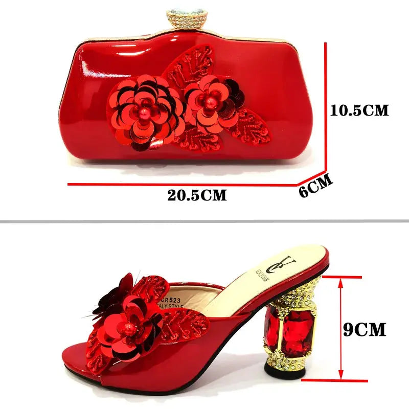 Flower Bag & Shoe Set