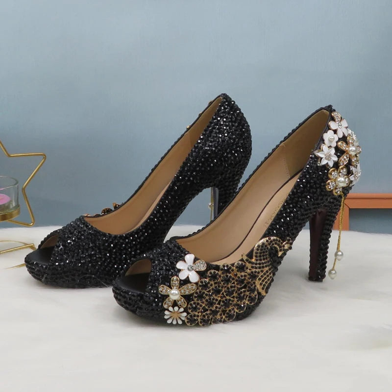 Midnight Shoe & Bag Set