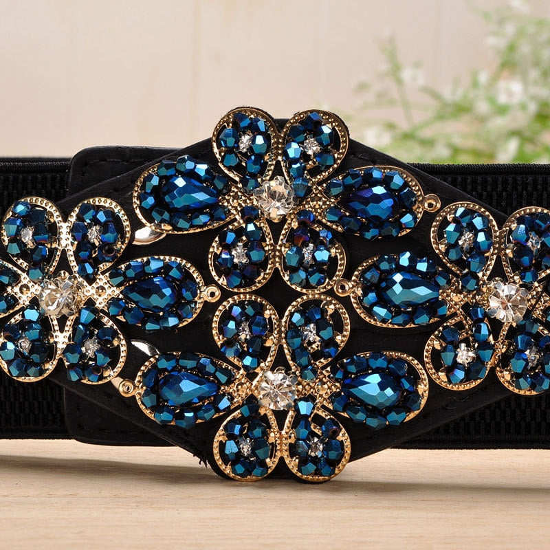 Braided Rhinestone Belt Coco & Dee