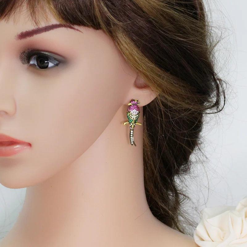 Parrot Stud Earrings Coco & Dee