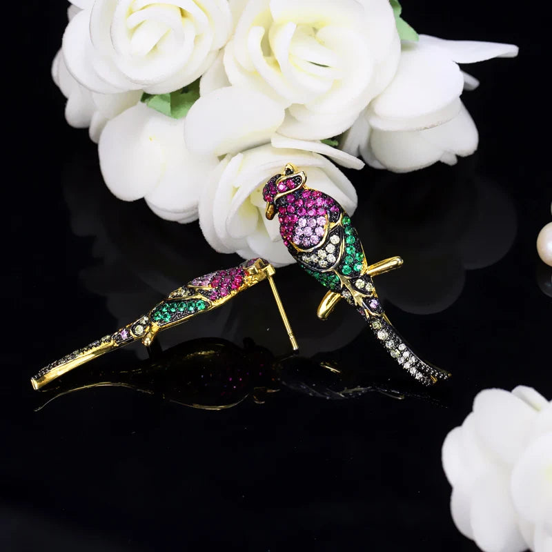 Parrot Stud Earrings Coco & Dee