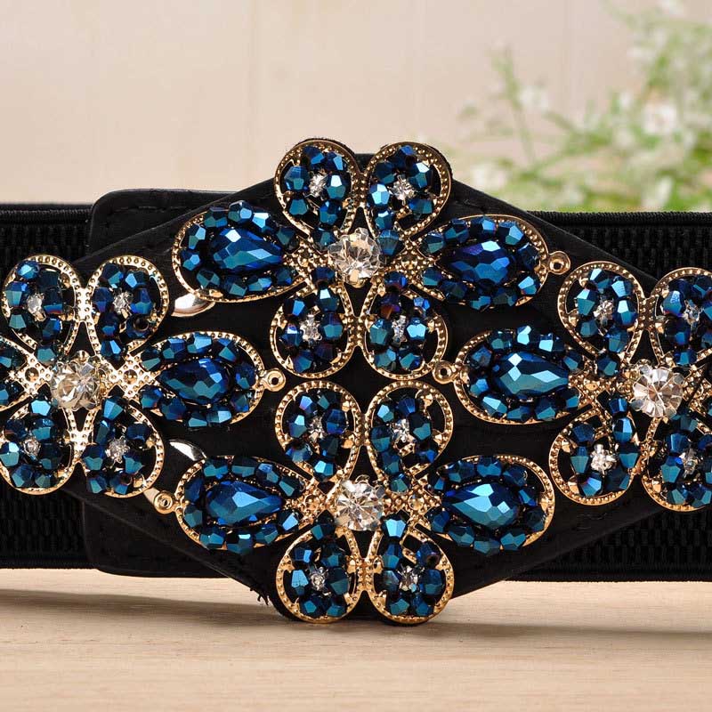 Braided Rhinestone Belt Coco & Dee