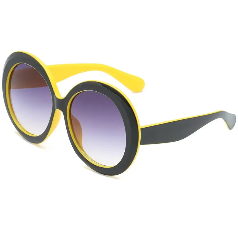 Leon Round Oversized Sunglasses Coco & Dee