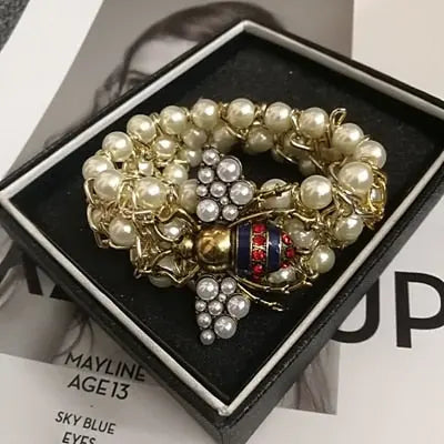 Pearl Bee Bracelet