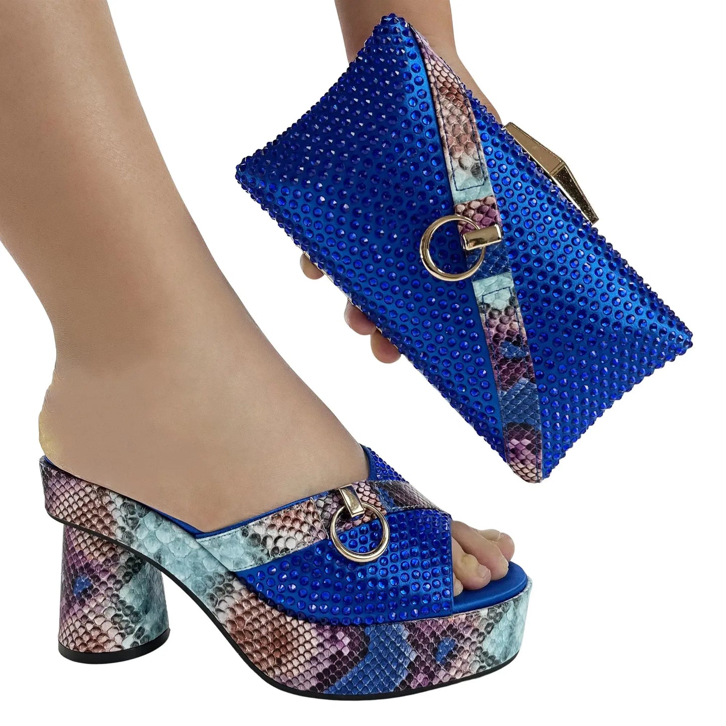 Rainbow Shoe & Bag Set