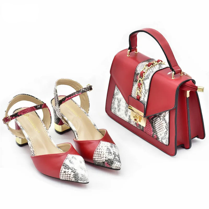 Rimona Shoes & Bag Set