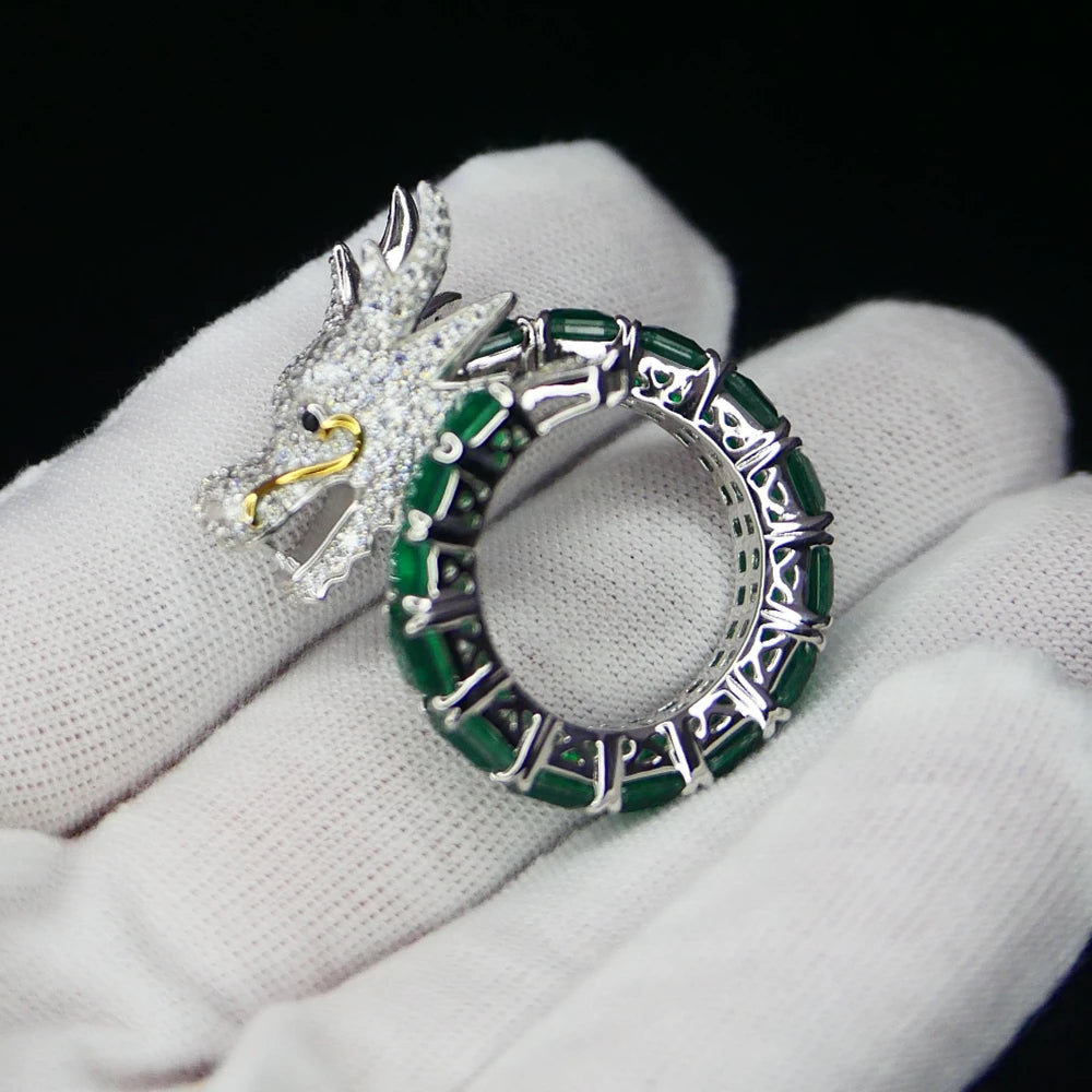 Silver Dragon Ring Coco & Dee