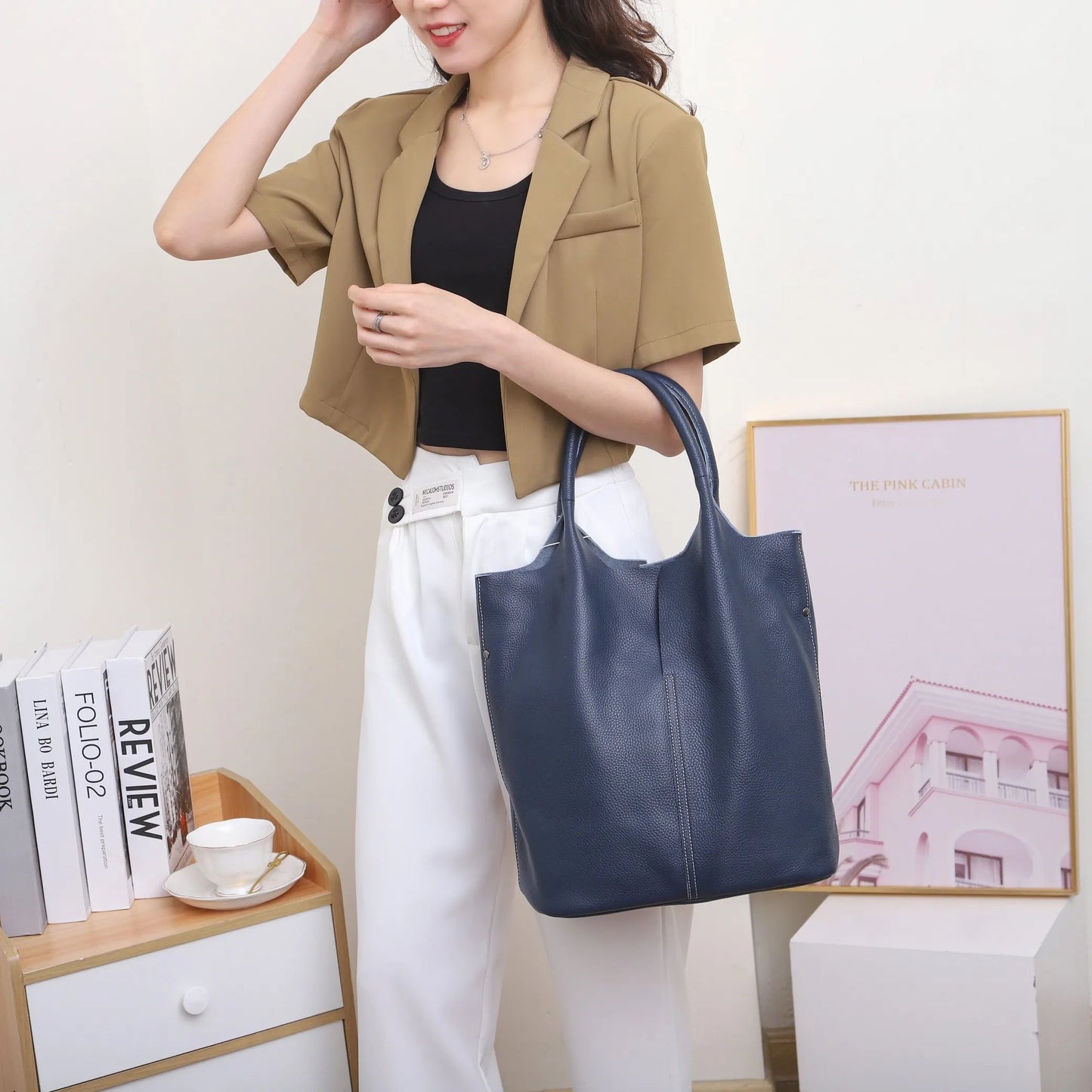 Tory Leather Handbag Coco & Dee