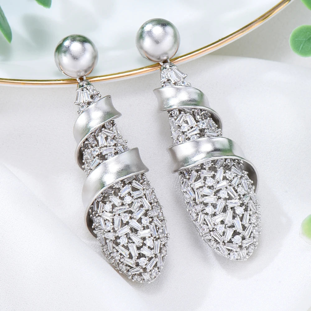 Scallop Drop Earrings Coco & Dee