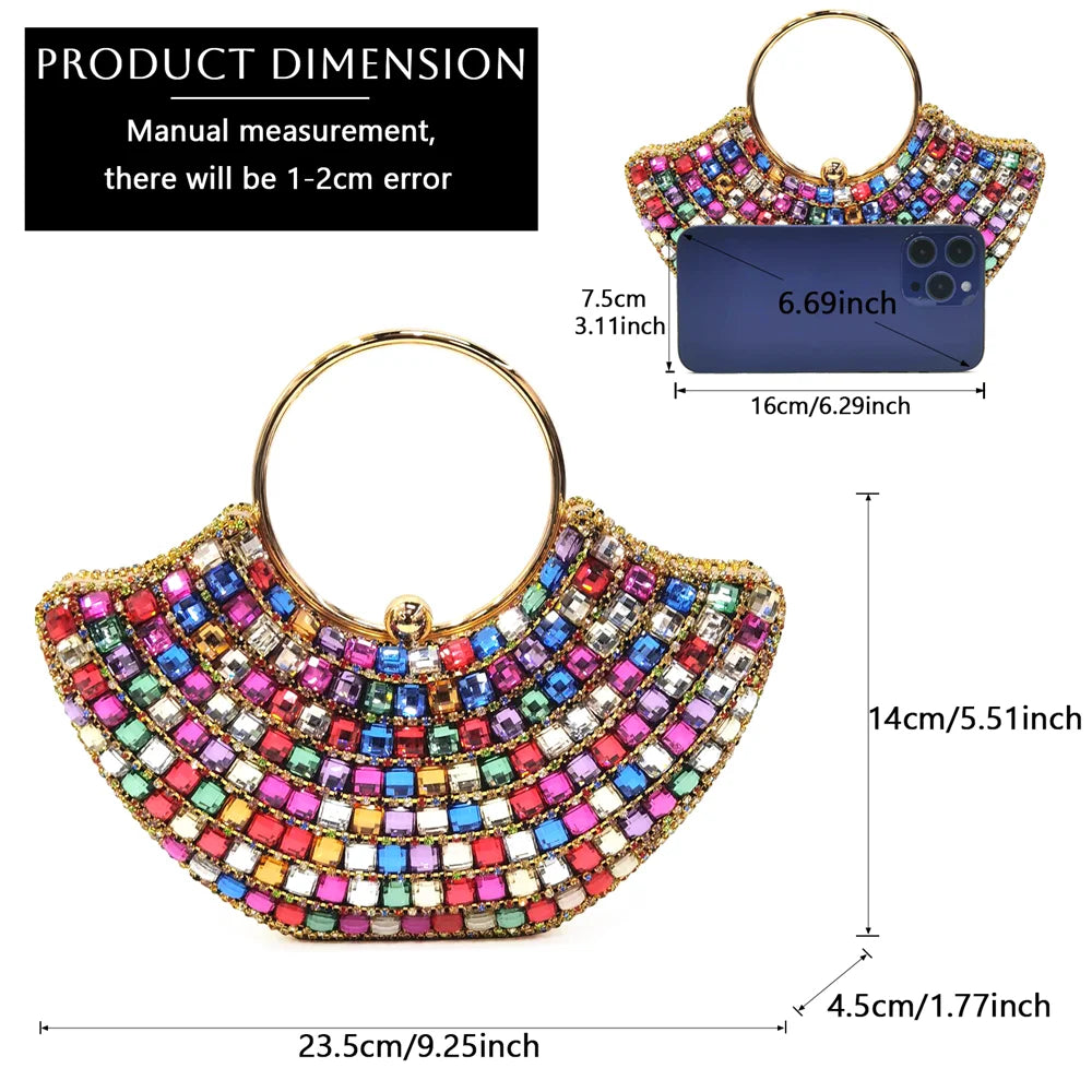 Mary Rhinestones Clutch Coco & Dee