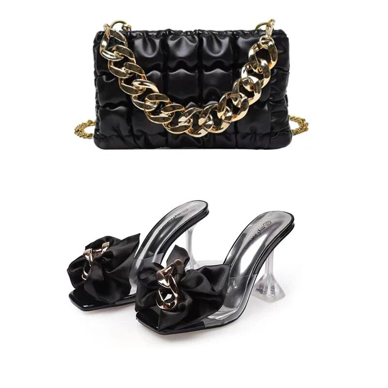 Rose Shoe & Bag Set