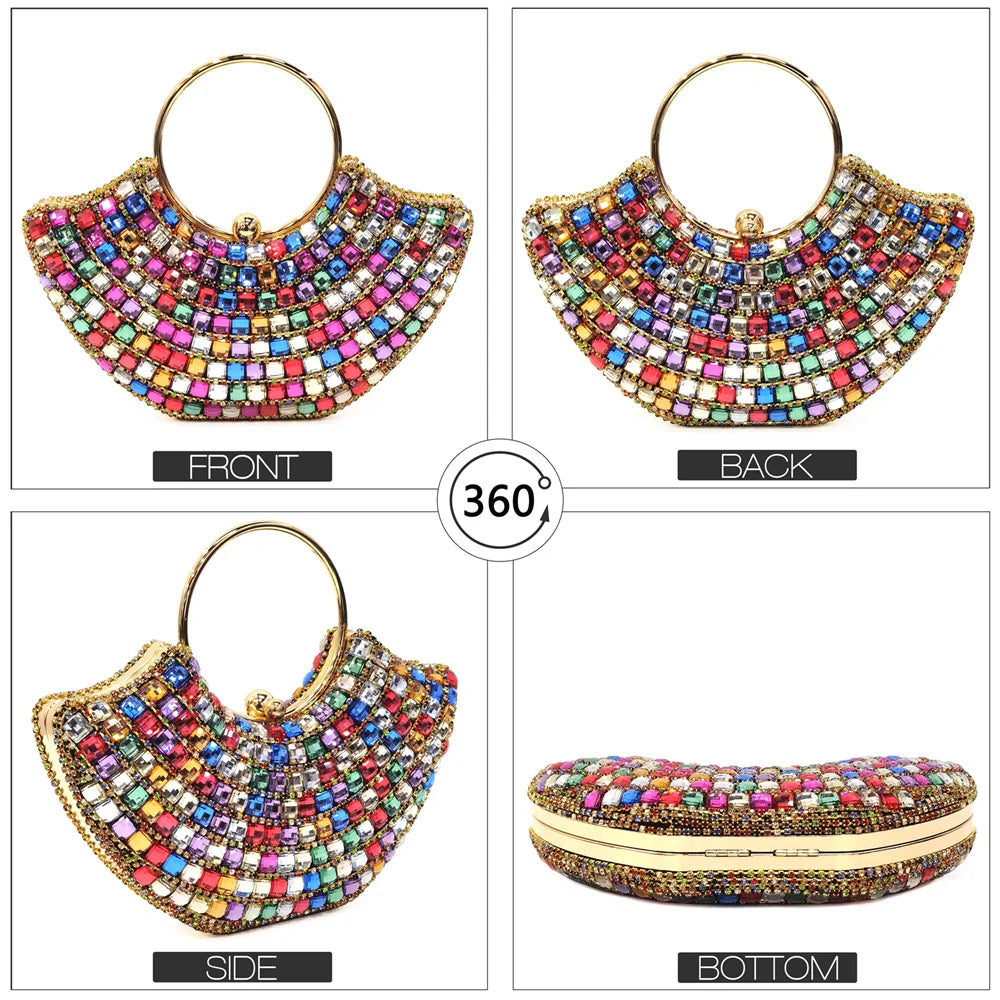 Mary Rhinestones Clutch Coco & Dee