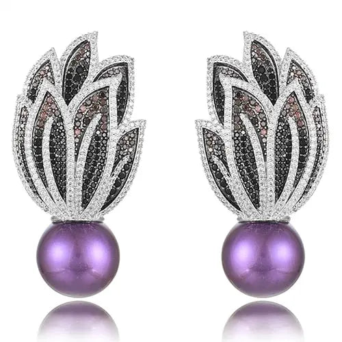 Torch Pearl Earrings Coco & Dee