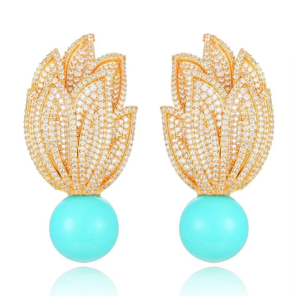 Torch Pearl Earrings Coco & Dee