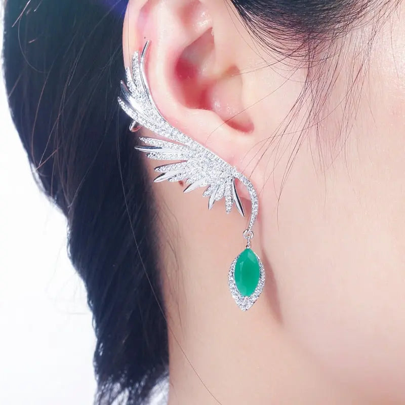 Zirconia Drop Earrings Coco & Dee