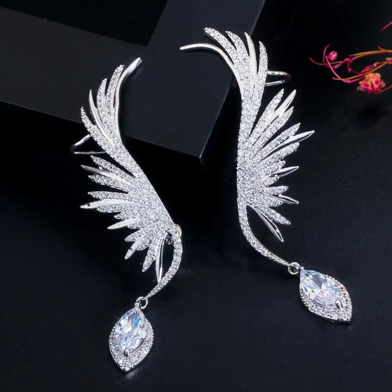 Zirconia Drop Earrings Coco & Dee