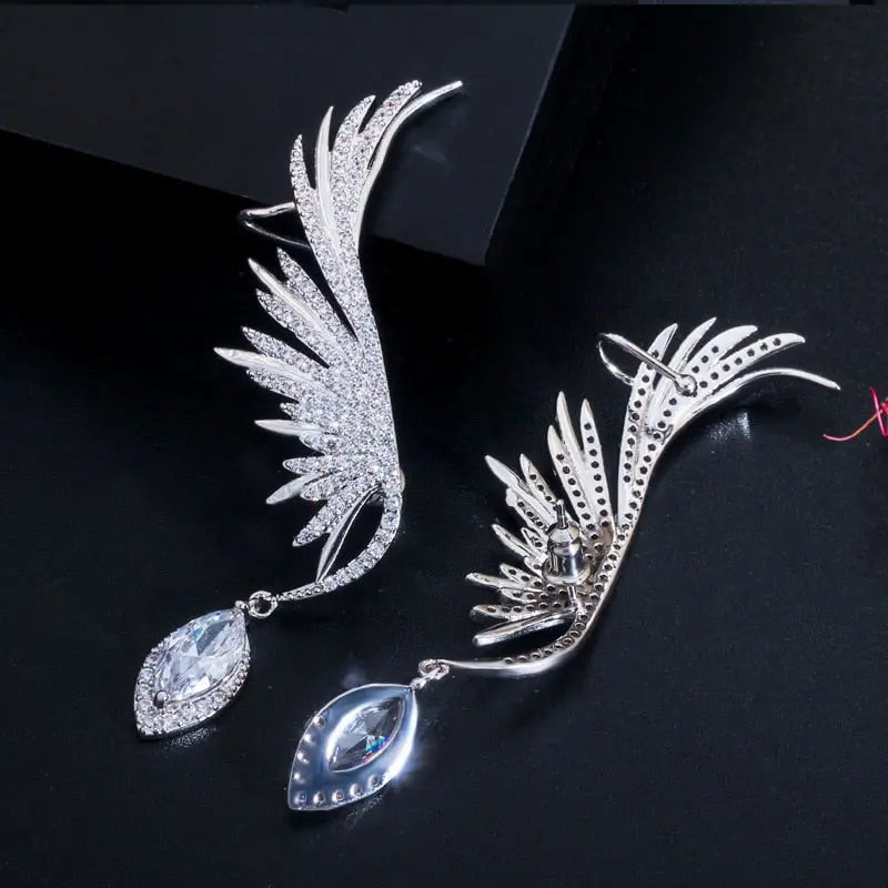 Zirconia Drop Earrings Coco & Dee