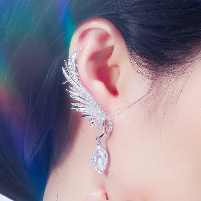 Zirconia Drop Earrings Coco & Dee