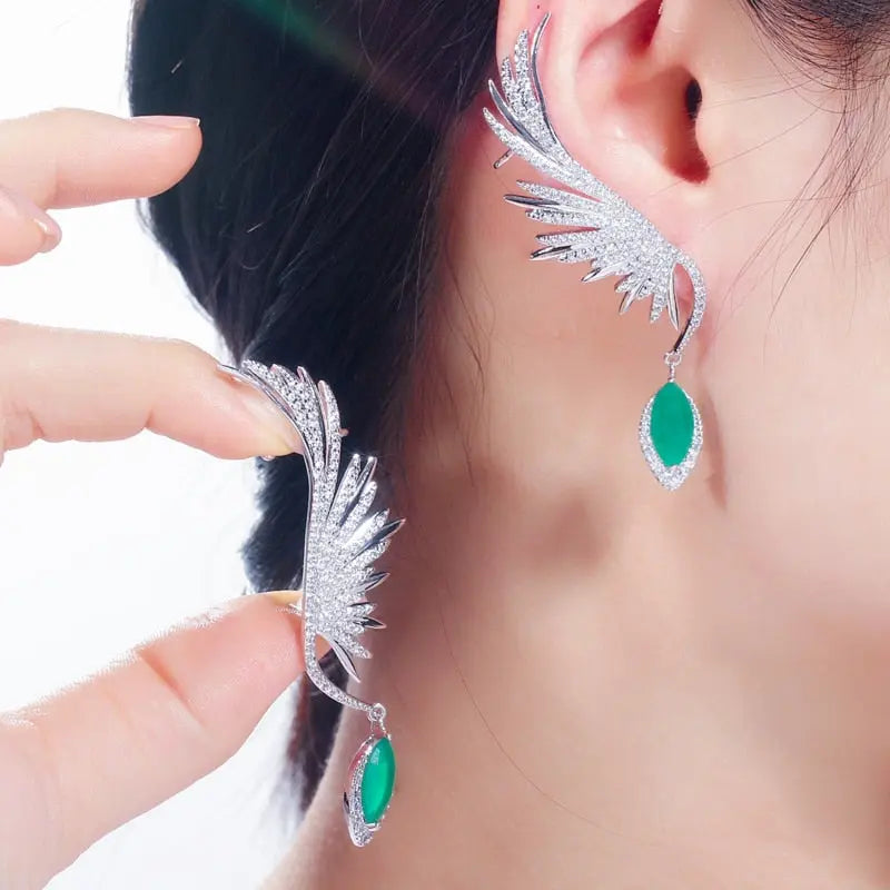 Zirconia Drop Earrings Coco & Dee