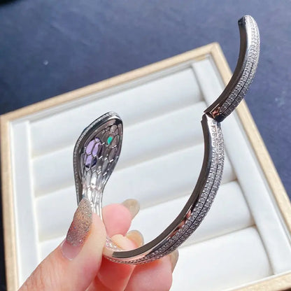 Amethyst Snake Bracelet