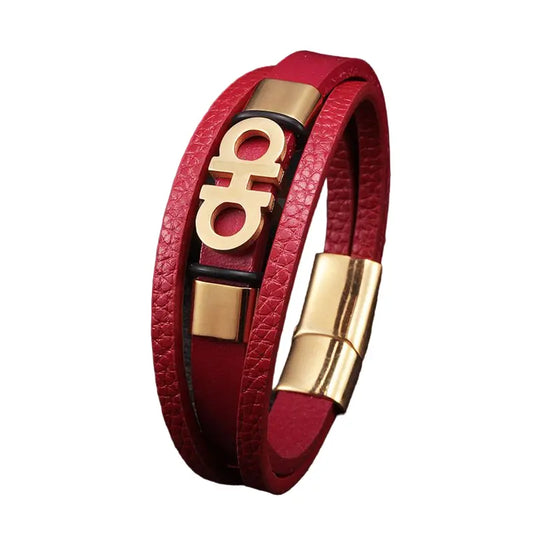 Amiri Designer Leather Bracelet