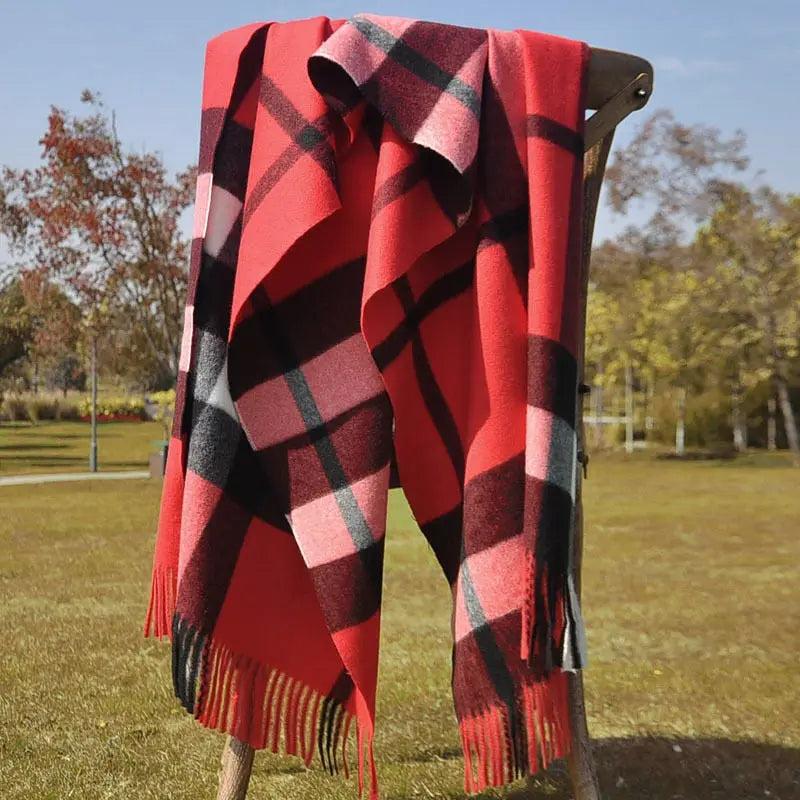 Berry Cashmere Shawl Coco & Dee