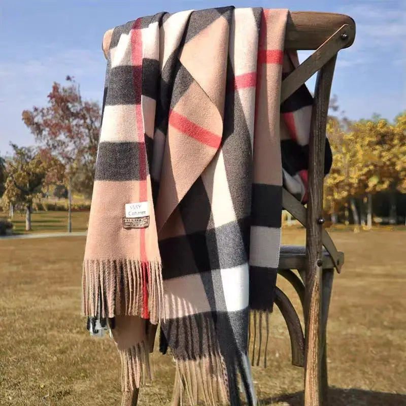 Berry Cashmere Shawl Coco & Dee