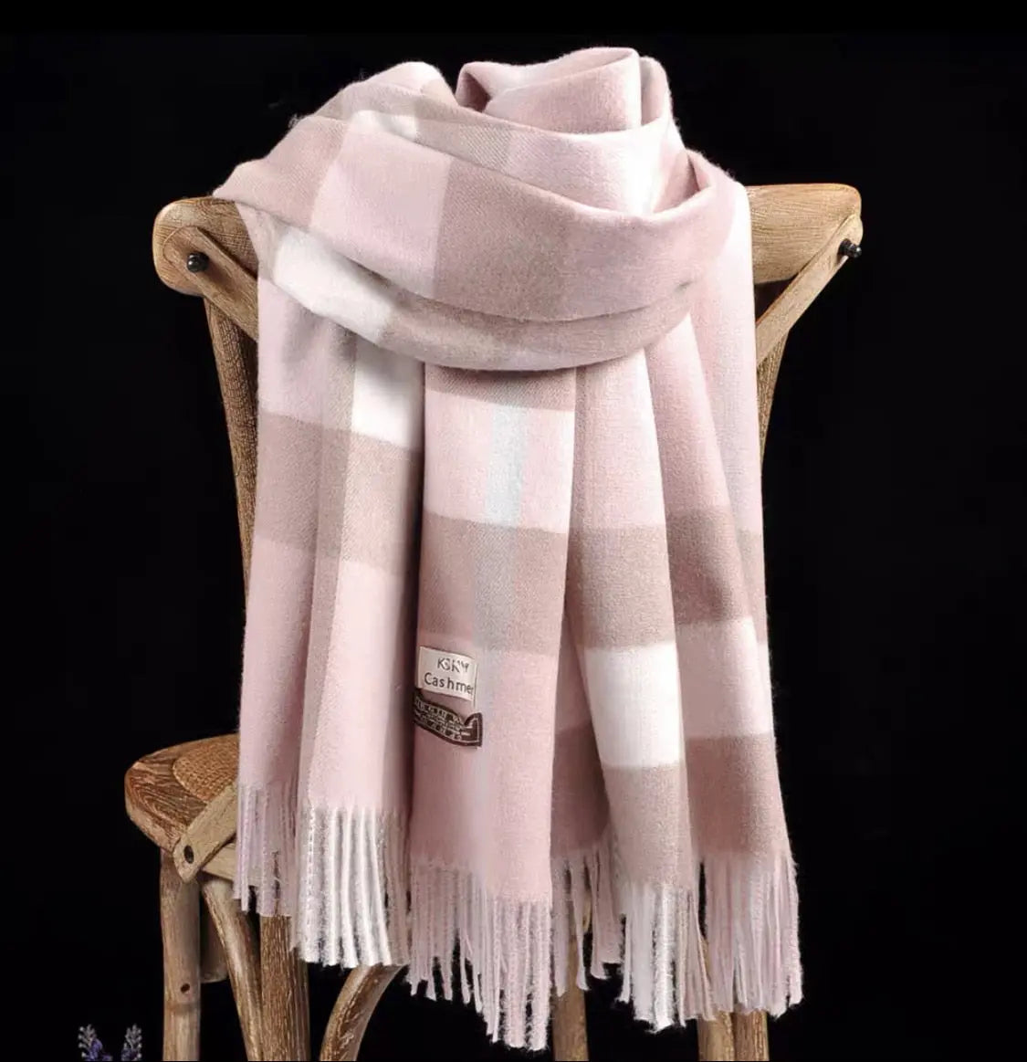 Berry Cashmere Shawl Coco & Dee