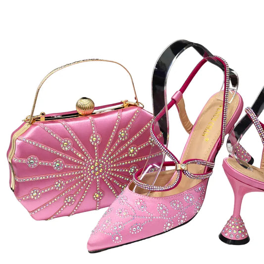 Bling Shoe & Bag Set