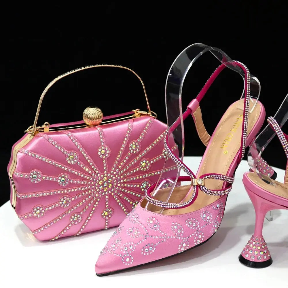 Bling Shoe & Bag Set