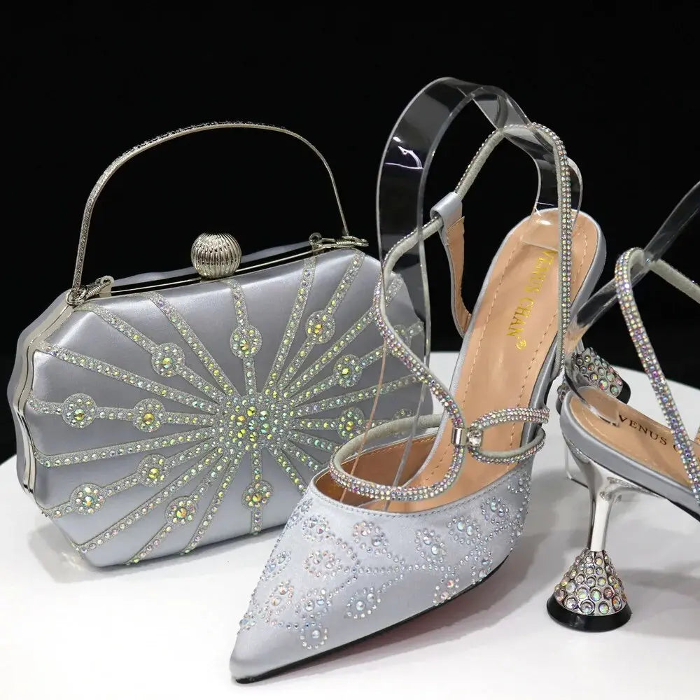 Bling Shoe & Bag Set