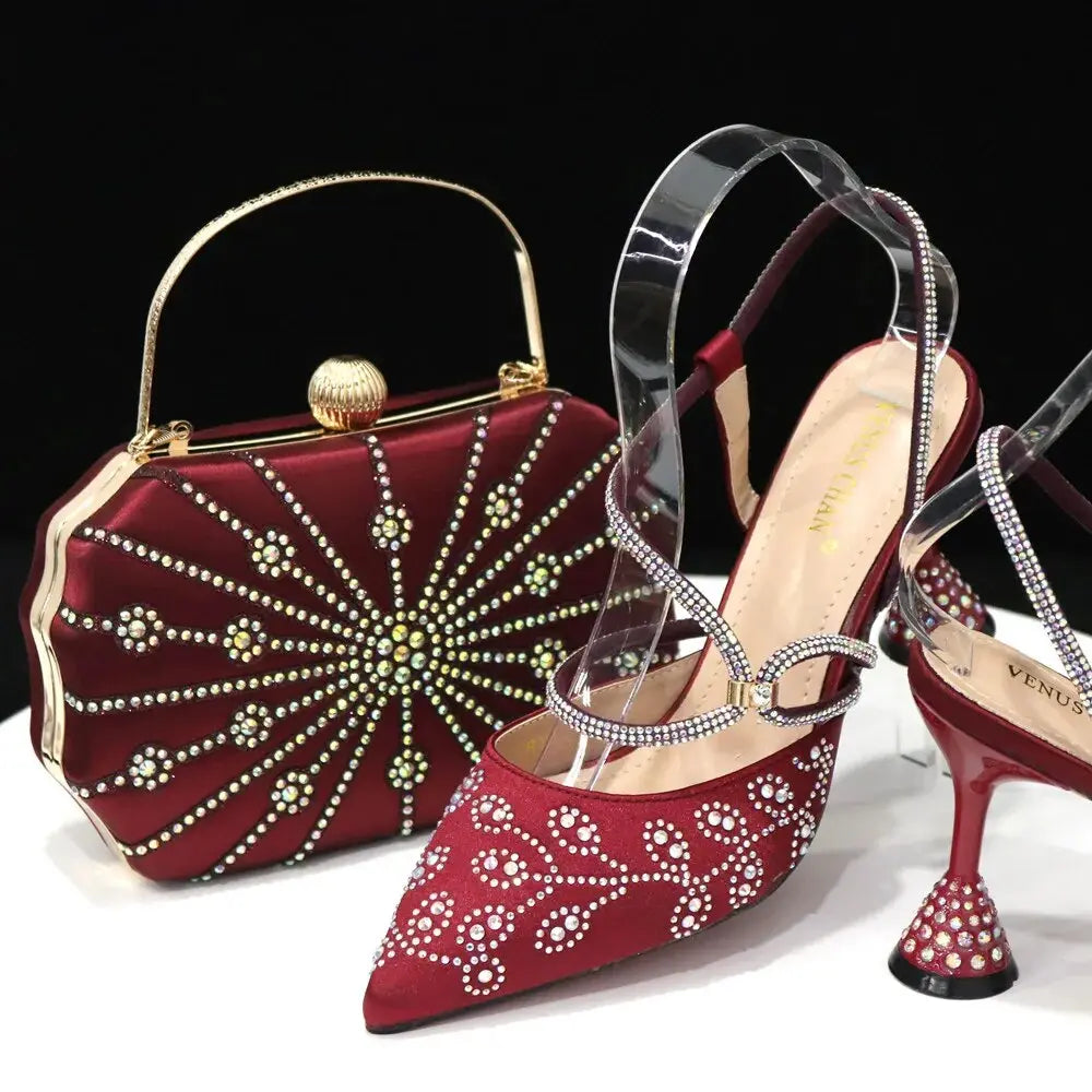 Bling Shoe & Bag Set