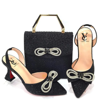 Bowtie Shoe and Bag Set
