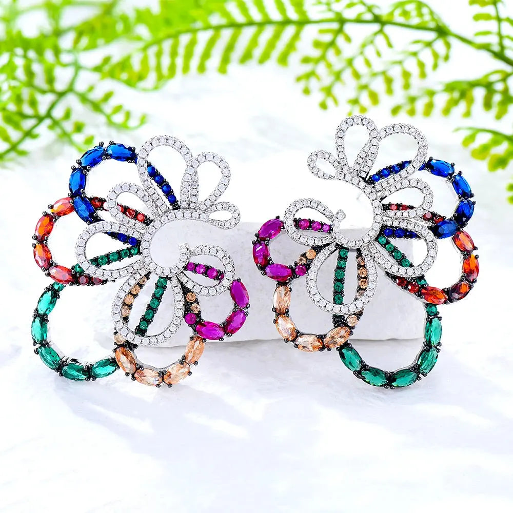 Brincos Flower Earrings Coco & Dee
