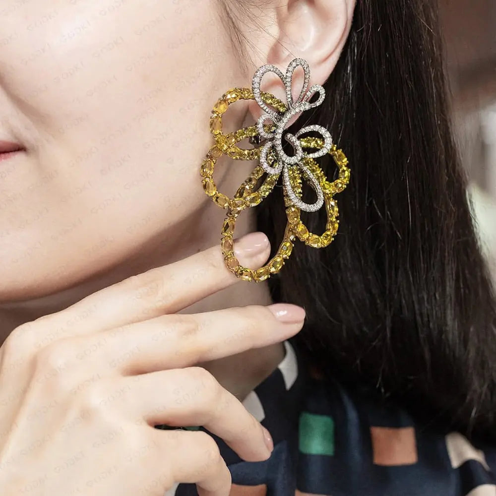 Brincos Flower Earrings Coco & Dee