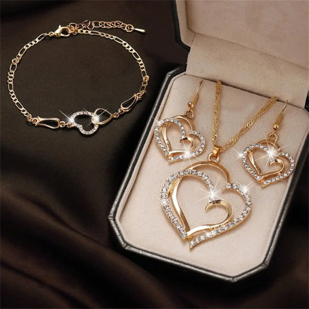 Dazzling Heart Jewelry Set Coco & Dee