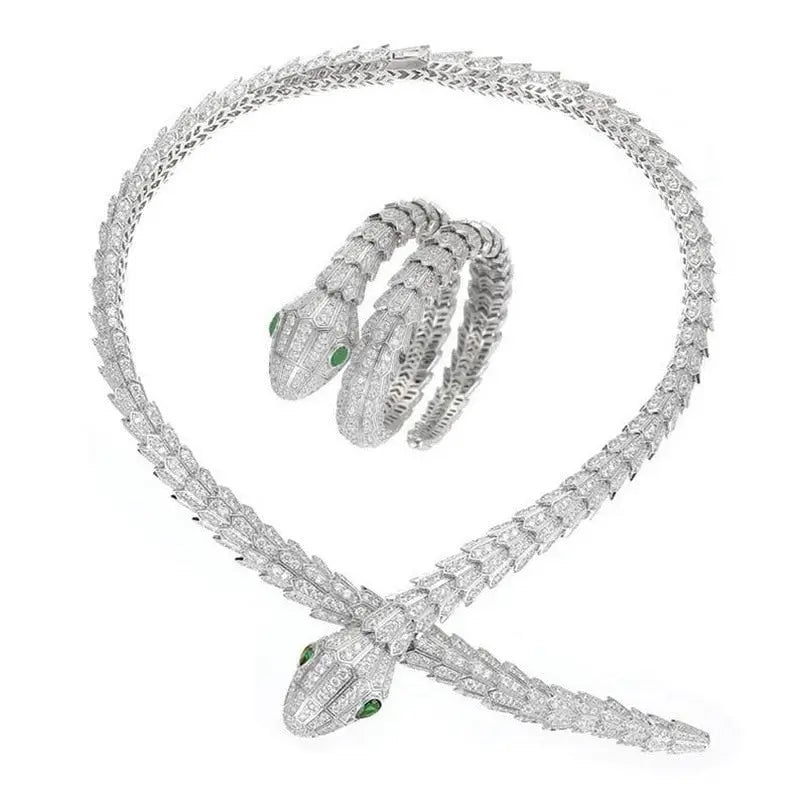 Designer Snake Jewelry Set