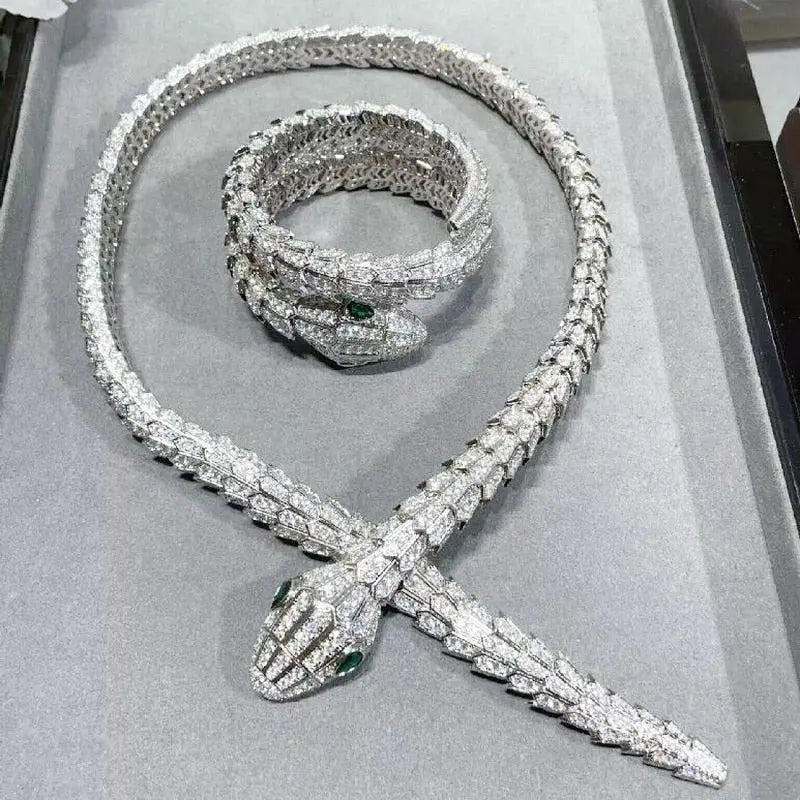 Designer Snake Jewelry Set