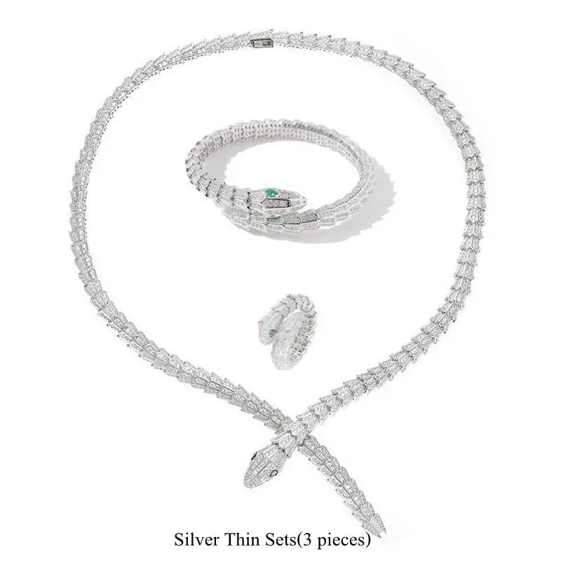 Designer Snake Jewelry Set