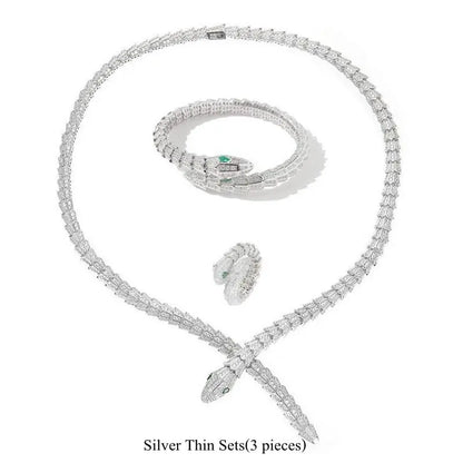 Designer Snake Jewelry Set